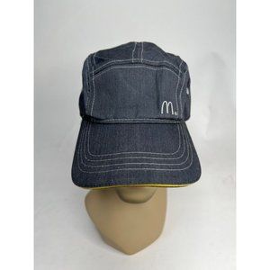 Mcdonalds Panel Hat Employee Hat Cap Gray Hat Cap Uniform c49 OS Adjustable